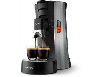 CSA250/10 SENSEO® Select Koffiepadmachine Metal/Deep Black