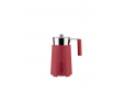 Plissé Multi-function induction milk frother in thermoplastic resin, red. Jug in 18/10 stainless steel. European plug. 600 W
