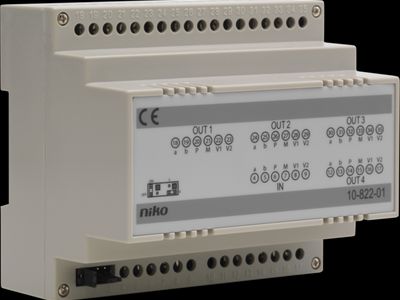 Niko Toegangscontrole - modulaire splitter voor het opsplitsen van het videosignaal over 4 leidingen