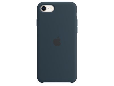 Siliconenhoesje voor iPhone SE Abyss-blauw