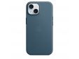 FineWoven hoesje met MagSafe voor iPhone 15 - Oceaanblauw