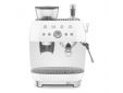 Espresso koffiemachine met geïntegreerde molen - wit