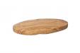 Ovale Plank 23-27x15-16cm Olijfhout 
