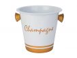 Champganeemmer Wit-tekst Champagne Goud Handvat Goud D20xh19cm - Gegalvaniseerd