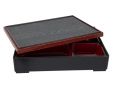 Asian Bento Box Zwart-rood 27x21x6cm Abs
