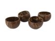 Coconut Bowl Set4 Bruin 35-50cl Polished