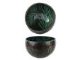 Coconut Bowl Bruin-zwart Groen 35-50cl Polished