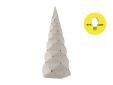 Kerstboom Folded Wit 10.5x10.5x26cm Pors Elein Excl. 2xaa Batt.
