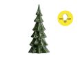 Kerstboom Led Excl2xaabatt Groen 13x12, 5xh28,5cm Rond Keramiek