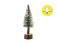 Kerstboom Snowy Led Groen 7x7xh27cm Kunststof Incl 3 Lr44 Batt
