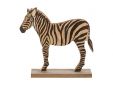 Zebra Natuur 14x5xh16cm Hout 