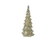 Kerstboom Led Excl 3xaa Battery Goud 25, 5x26xh61cm Polyresin