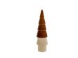Kerstboom Top Colored Camel 8,6x8,6xh33, 4cm Rond Hout