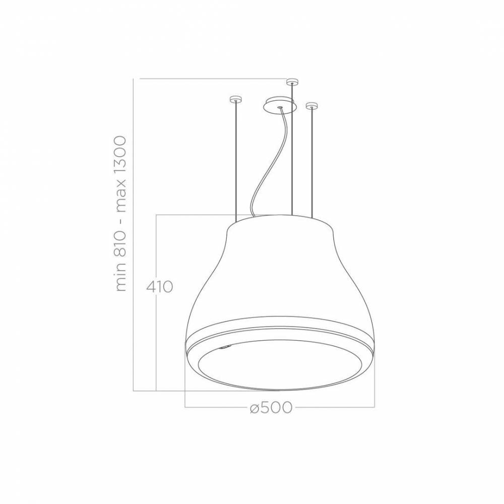 SHINING PELTROX F 50 Peltrox ELICA Dampkap