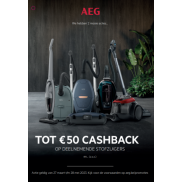 AEG Stofzuiger: Tot €50 cashback