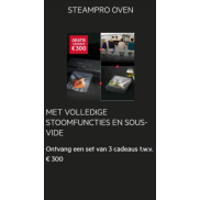 AEG SteamPro oven: Set t.w.v. €300 gratis