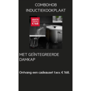AEG ComboHob: 3 stoomdeksels t.w.v. €168 gratis