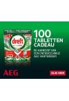 AEG energiezuinige Vaatwasser: 100 Dreft tabletten cadeau