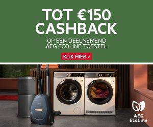 AEG Ecoline: Tot €150 cashback 