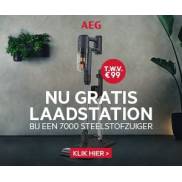 AEG Steelstofzuiger serie 7000: Gratis laadstation