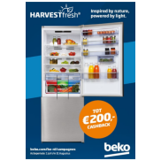 Beko HarvestFresh koelkast: Tot €200 cashback