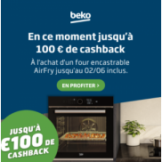 Beko Four: Jusqu'à 100€ cashback