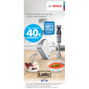 Bosch Mixers: Tot €40 cashback