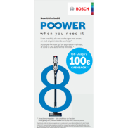 Bosch steelstofzuiger Unlimited: Tot €100 cashback
