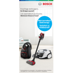Bosch Stofzuiger: Niet tevreden? Geld terug!