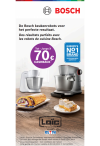 Bosch keukenrobot: Tot €70 cashback