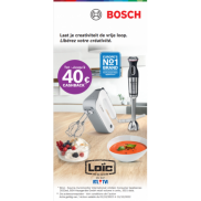 Bosch Mixers: Tot €40 cashback