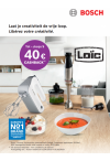 Bosch Mixers: Tot €40 cashback