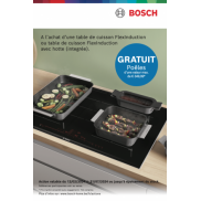 Bosch action table de cuisson FlexInduction 