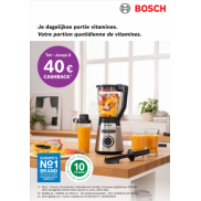 Bosch blender: Tot €40 cashback