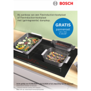 Bosch Flexinducton kookplaat: Pannenset gratis