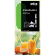 Braun MultiQuick: Gratis citruspers