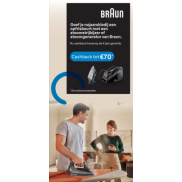Braun Strijken: Tot €70 cashback