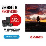Canon RF-lenzen: Tot €300 kassakorting