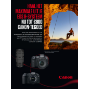 Canon EOS-R: Tot €400 cashback of tot €800 Canon-tegoed