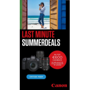 Canon Last minute summerdeals Cashback