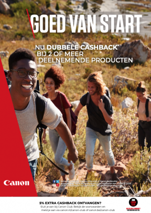 Canon Goed van Start - dubbele cashback 