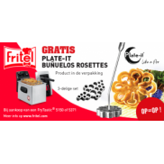 Fritel Frytastic: gratis Plate-it Bunuelos Rosettes