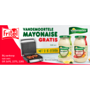 Fritel Grill: Vandemoortele mayonaise gratis