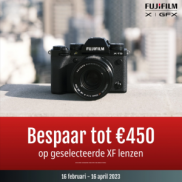 Fujifilm XF lenzen: Tot €450 directe korting