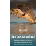 Fujifilm X-H2S + lens: Tot €400 cashback