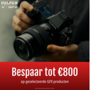 Fujifilm GFX camera: Tot €800 kassakorting