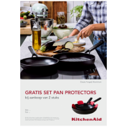 KitchenAid Classic Forged Aluminium: gratis set pan protectors