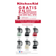 KitchenAid keukenrobot: gratis Foodprocessor t.w.v. €209