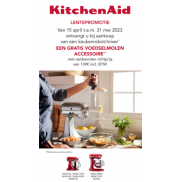 KitchenAid keukenrobot: gratis voedselmolen t.w.v. €139