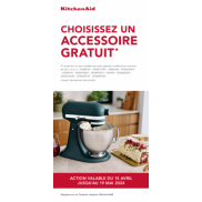 KitchenAid robot de cuisine: Accessoire au choix gratuit
